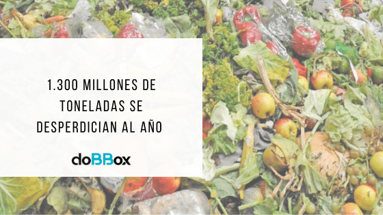 Desperdicio de alimentos: 1.300 millones desperdiciados.